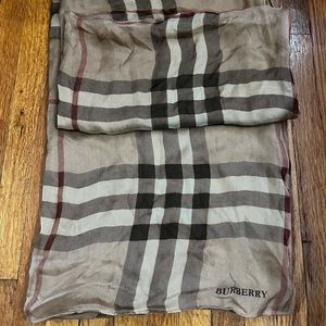 Burberry silk scarf